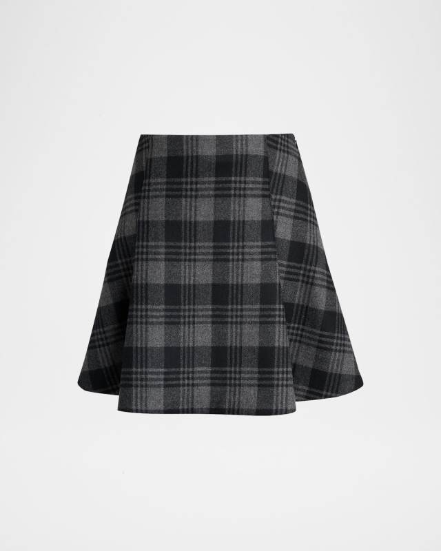 Cassia Check Mini Skirt